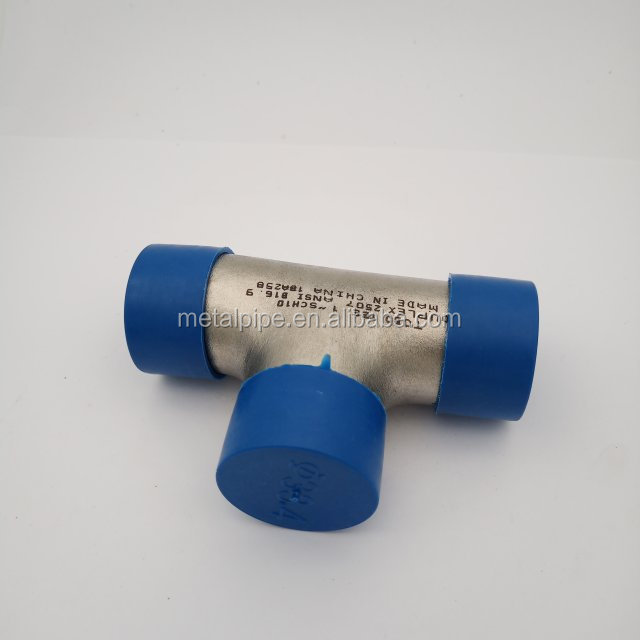 Δορυφορικά εξαρτήματα από χαλκό νικέλιο ίση Tee ASME B16.9 Νικέλιο κράμα 1