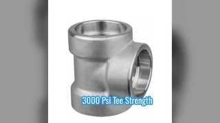 Βιομηχανική αντοχή 3000 Psi Reducing Tee