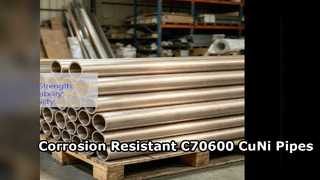 Διάλυμα υψηλής αντοχής C70600 CuNi Pipe ανθεκτικό στη διάβρωση
