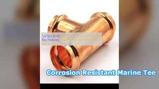 CuNi 90 10 Equal Tee Ανθεκτικό στη διάβρωση του θαλασσινού νερού