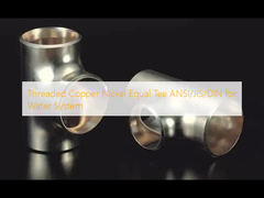 Durable Copper Nickel Equal Tee for Water Systems
