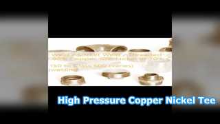 70 30 Copper Nickel Equal Tee Forged Socket Weld Class 300
