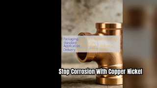 Μπλουζάκι με σπείρωμα με αντιδιαβρωτικό DN20 Copper Nickel C70600