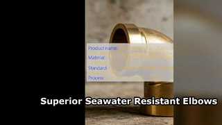 ASTM B466 C70600 90 10 CuNi Elbow για συστήματα θαλασσινού νερού