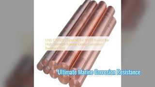 UNS C70600 Cupro Nickel 90 10 Marine Grade Rod