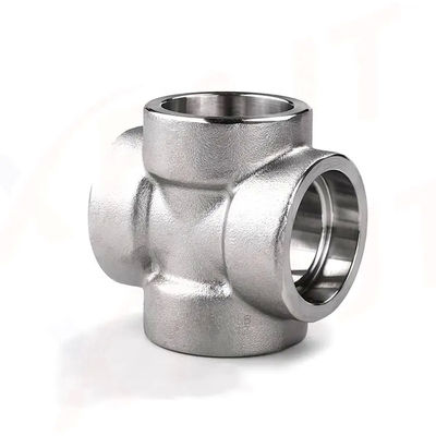 Stainless Steel Female Thread Cross Connection Pipe Fitting for Fuel Oil Water Gas Line