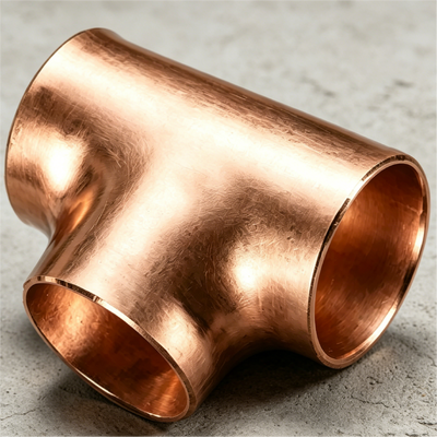 Threaded CuNi Equal Tee Water Pipe Connector Industrial Corrosion Resistant Fitting