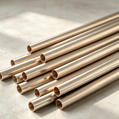 ASME SB111 C71500 CuNi 70/30 Seamless Tube with High Resistance to Seawater Corrosion and Solution Annealed Finish for Heat Exchanger Applications