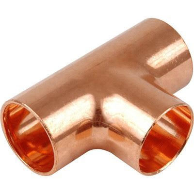 CuNi 70/30 Copper Nickel Equal Tee ASME B16.9 1/2"-24" για θαλάσσια ναυπηγεία