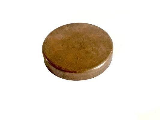 Threaded Copper Pipe Cap with 150 PSI Pressure Rating and Cylindrical Shape for Secure Pipe End Protection