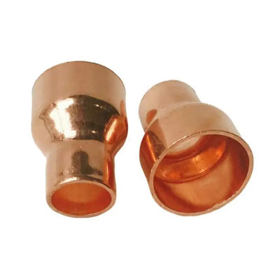 Quick-Install Brass Reducer Coupling, No-Solder Fitting for Copper Pipe Plumbing