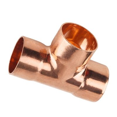 ANSI JIS DIN Standard Copper Equal Tee Corrosion Resistant Pipe Fitting Custom Logo