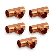 C70600 Copper Nickel Equal Tee NPT/BSP Thread DN20 Corrosion Proof Pipe Adapter Fitting