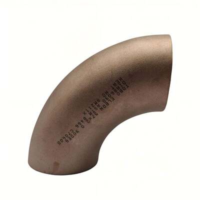 ASTM B466 CuNi 90/10 Butt Weld Elbow Ανθεκτικός στη διάβρωση εξαρτημός για θαλάσσιες σωλήνες