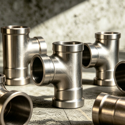 Υψηλής ποιότητας μπλουζάκι Cupro Nickel Equal 70/30 Forged ASME B16.9 SCH80 2"-24"