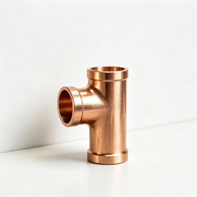Marine Grade CuNi 90/10 Equal Tee, UNS C70600 Ανθεκτικό στη διάβρωση Σωλήνας Θαλασσινού Νερού, Buttweld