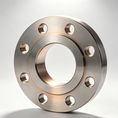 Yellow Coated Slip On Copper Nickel Flange Marine Corrosion Resistant CuNi Flange ASME B16.5